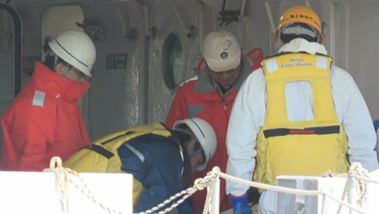 重油流出の原因調査