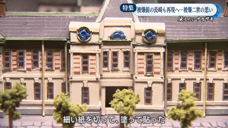 レンガの模様に手がかかった、という