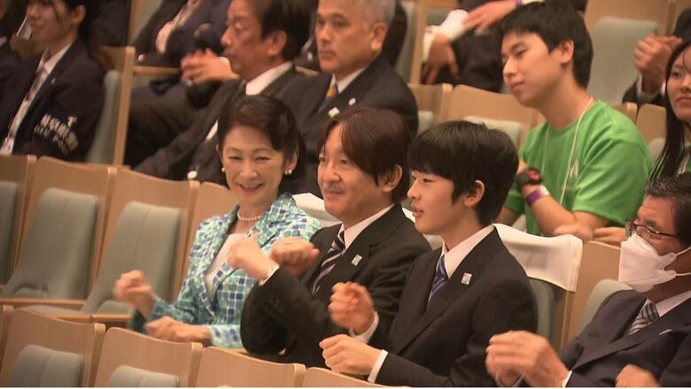 高校総合文化祭開会式　岐阜市　7月31日