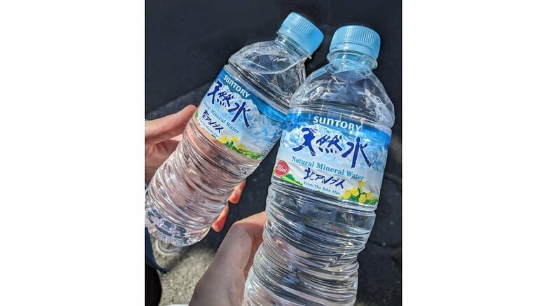 左：南アルプス　右：北アルプス
