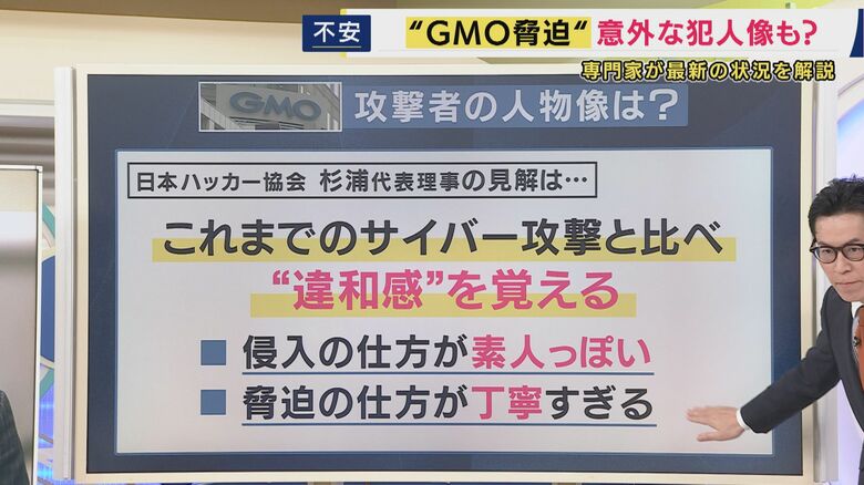 「素人っぽい侵入　丁寧すぎる脅迫」