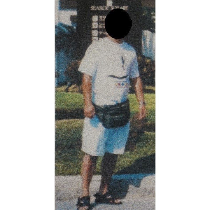 捜査資料より　X氏の体格は目撃証言とは異なっていた