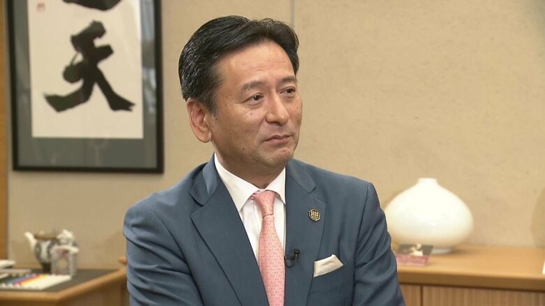 協議前日に会見した佐賀県・山口知事