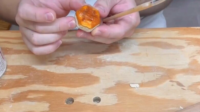 パイの実を再現した作品の制作工程10