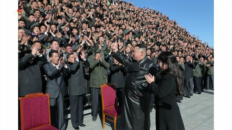 朝鮮中央テレビ（2022年11月27日放送）より