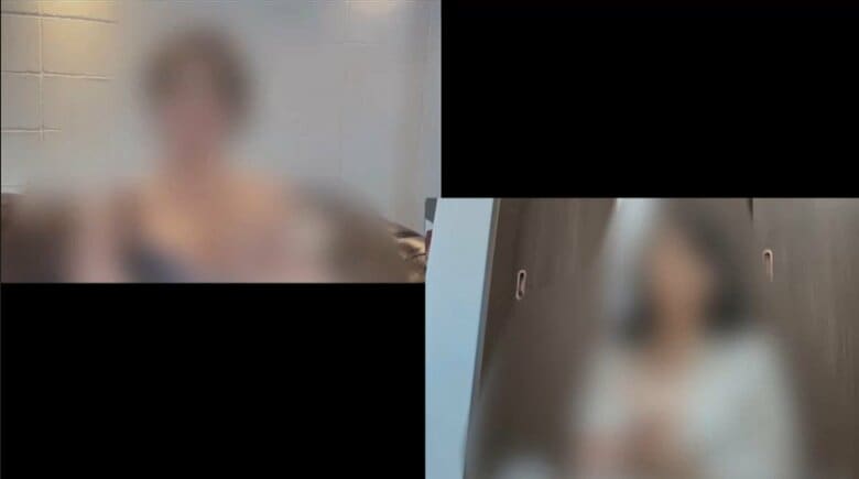 YouTubeにあげられた搾乳動画（YouTubeより）