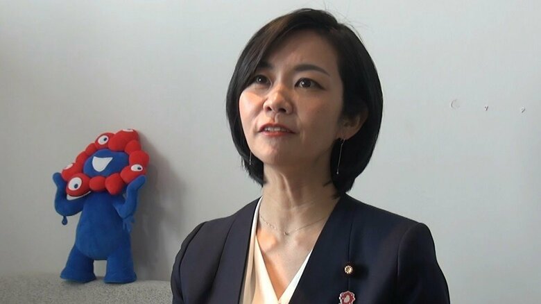 FNNの単独インタビューに応じた梅村氏（4月30日）