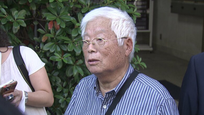 被爆体験者　濱田武男さん（84※「はま」はまゆはま）