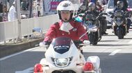 先導役は“日本一”の女性白バイ隊員…3/9号砲の名古屋ウィメンズマラソン「平常心を持って安全に最後まで」