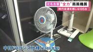 ドラゴンズのデザインも…『扇風機』の進化をたどる展示会 明治や昭和などの105台並ぶ 昭和日常博物館で9/27まで