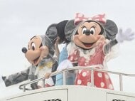 ミッキー登場で雨がピタリと…愛知県小牧市で11年ぶりのディズニーパレード 中心街の1km程に約5万人詰めかける