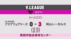 バレーボールV1、KUROBEアクアフェアリーズがホーム開幕戦に臨む
