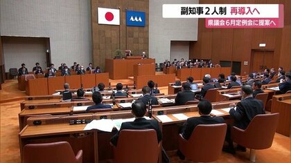 「副知事2人制」再導入へ　災害・物価高など課題増加に対応するため定数条例の改正案を提案・2人目は中央省庁から受け入れか【山形発】