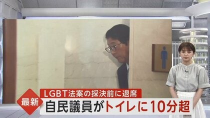 【驚き】LGBT法案“採決” 自民議員が“10分超”トイレにこもる 「反対の人は突然、お腹が痛くなる」との声も