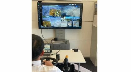 400Km離れた除雪車をリモート運転？室内でモニターを見ながらハンドル操作の実証実験を実施…今後の展望を聞いた
