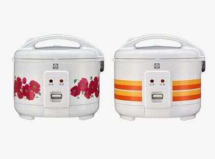 昭和レトロ”な花柄の製品を限定復刻！炊飯器は当時のまま「炊飯