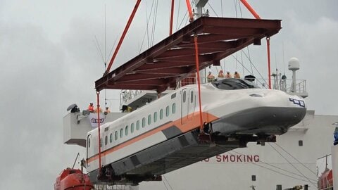 台湾に日本製の新型“新幹線”が到着　来年の夏から営業運転へ