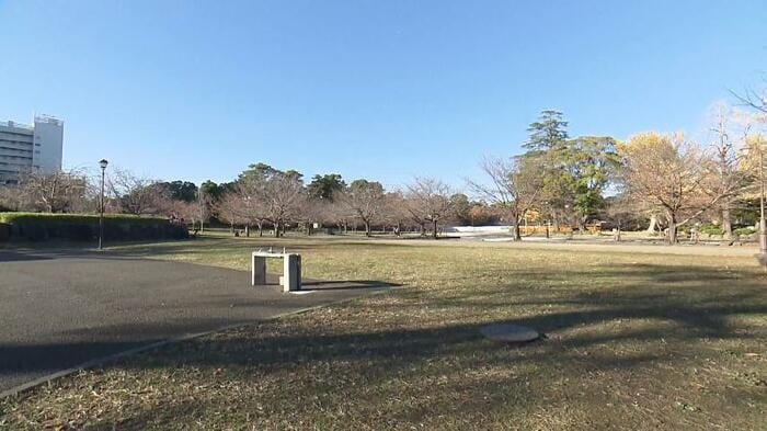 駿府城公園　かつてD51展示されていた付近