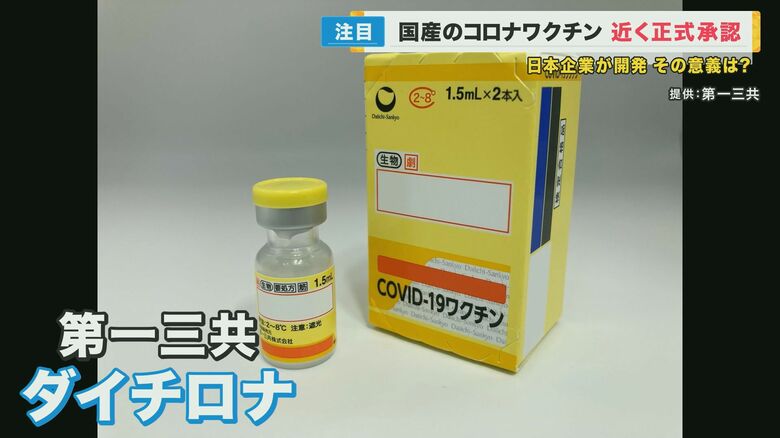 ようやく…日本初の国産ワクチン「ダイチロナ」承認　専門家「日本の企業がワクチンを開発することには、大きな意義」｜FNNプライムオンライン