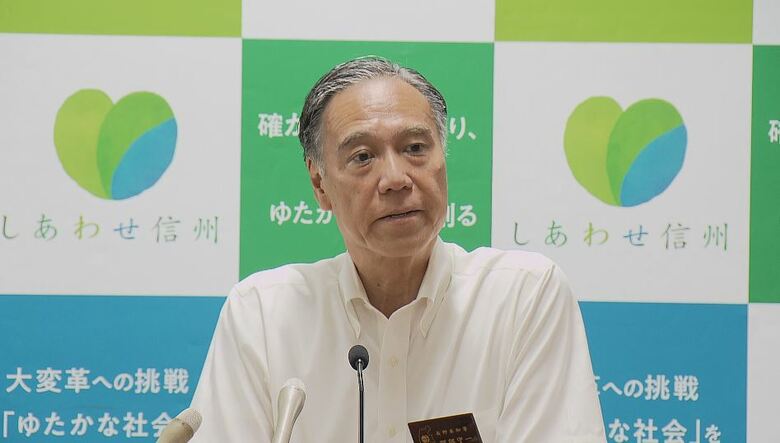 5期目は…「白紙です」　阿部守一長野県知事が全国知事会選への立候補表明｜FNNプライムオンライン