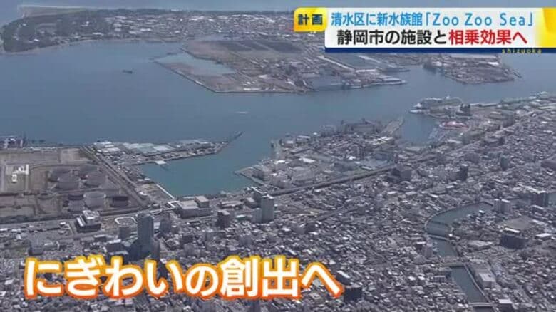 静岡市清水区に新水族館「Zoo Zoo Sea」構想　市の「海洋・地球総合ミュージアム」は2026年4月開館を目指すも計画に大幅な遅れ｜FNNプライムオンライン