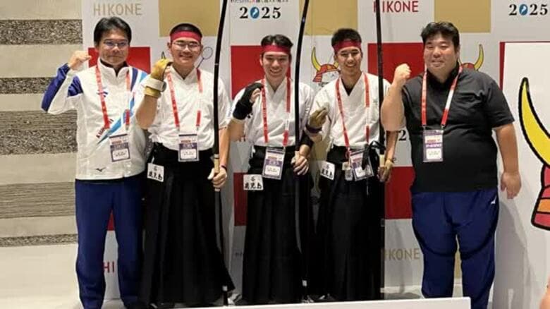 【国スポ】弓道・少年男子遠的で鹿児島が優勝　近的も準優勝｜FNNプライムオンライン