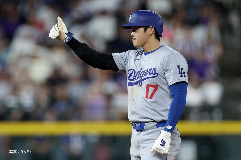 大谷翔平、2安打1盗塁で「54-58」に　残る1試合で記録更新なるか　先発登板の山本由伸は今季7勝目｜FNNプライムオンライン