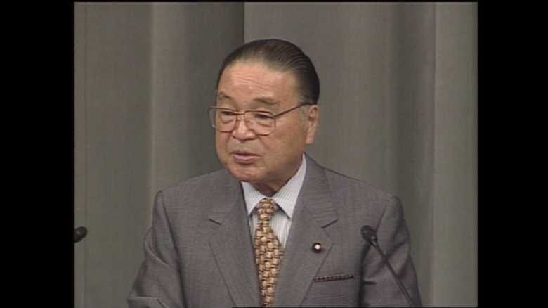 梶山静六官房長官(当時)(1996年)