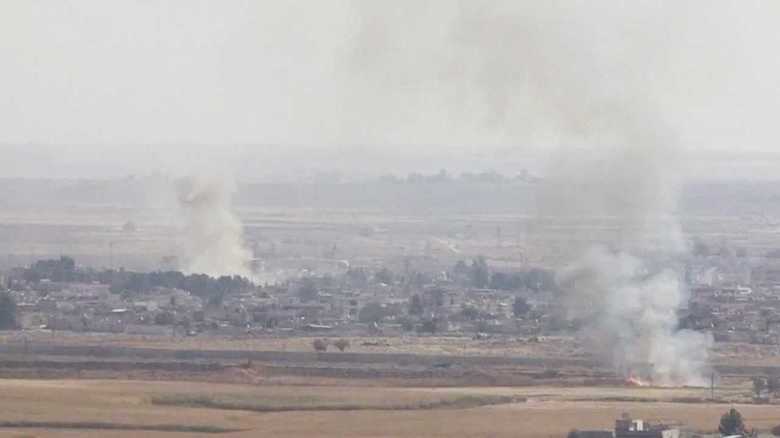 トルコによる攻撃を受けるシリア北部