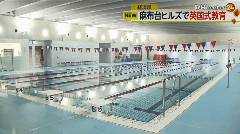 全長25メートルの屋内プールも