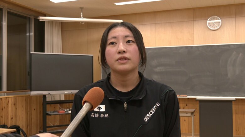 「本音を言えることが納得の作品につながっている」と語る高橋果穂さん