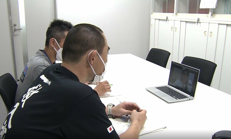 味の素担当者とオンライン会議が行われた