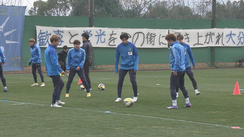 会見翌日のトレーニング