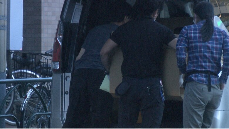 自宅の家宅捜索　2023年8月