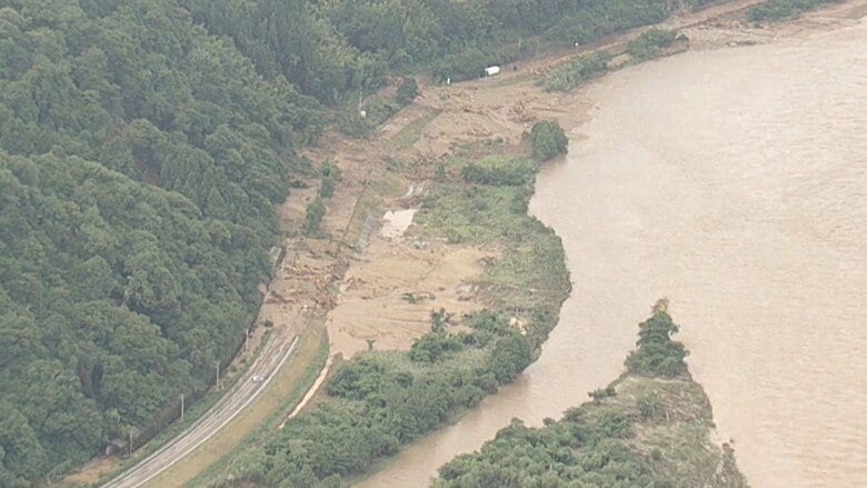 被災した米坂線（2022年）