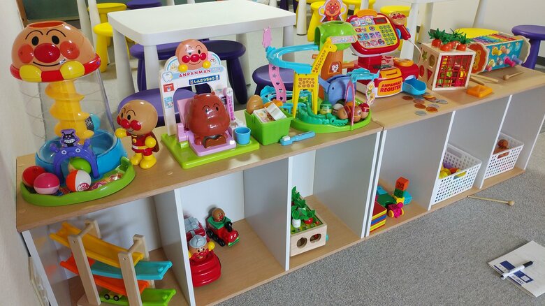 200種以上のおもちゃで遊べる