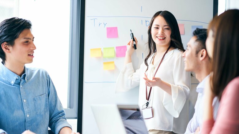 会議やプレゼンでの印象も大切になる（画像はイメージ）