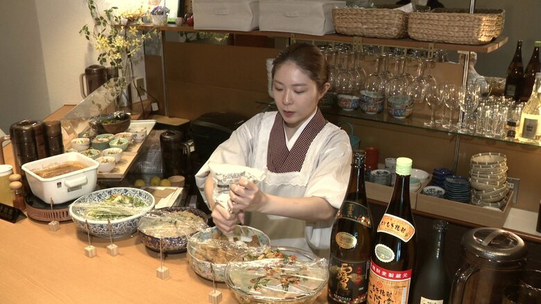 「甚兵衛」を切り盛りする小林さん