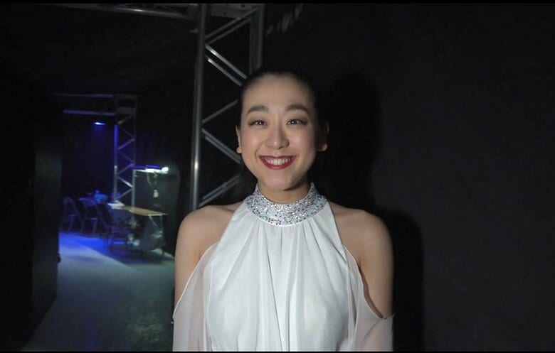 インタビューの最後は笑顔で