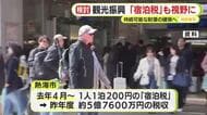 観光振興に持続可能な財源確保は…“宿泊税”など静岡県も検討へ　県内では熱海市がすでに導入