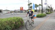 ウクライナの平和を願い…自転車で「戦争反対」訴える男性　抗議署名と募金、避難者支援も【鹿児島発】