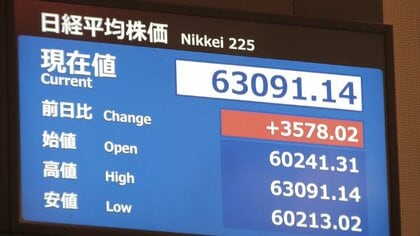 戦闘終結期待 株価最高値を更新　連休中にも為替介入か