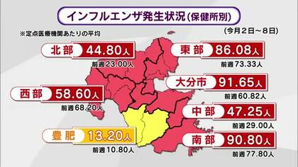 インフルエンザ13週連続警報発令　一度A型に感染した人がB型に感染するケース増　大分