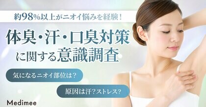 【ニオイ悩みと美容医療の実態調査】多汗症治療・ワキボトックスに関心集まるも、美容医療経験者はわずか1％
