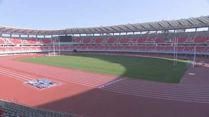 “りくりゅうペア”がアジア大会聖火リレーのランナーに 瑞穂公園までの約2kmを元ドラゴンズ吉見一起さんらとつなぐ