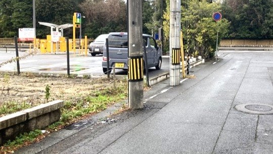 現場は氣比神宮のすぐ近く