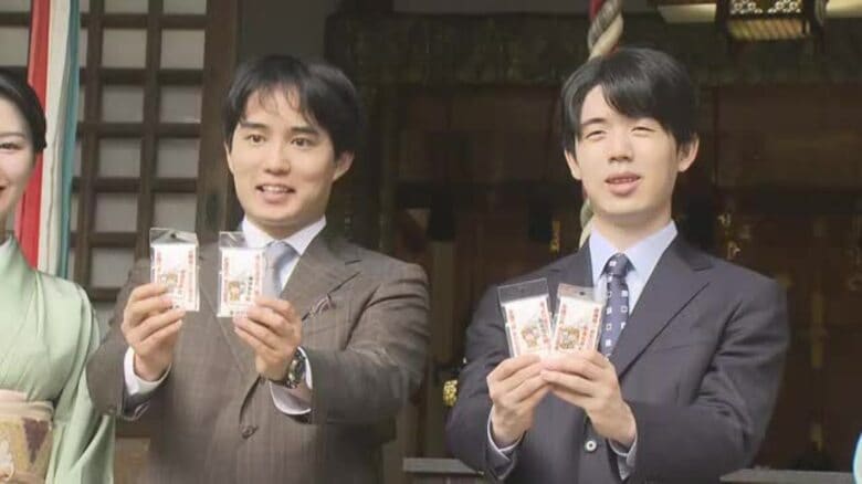 歴史に残る“名勝負”を 藤井聡太竜王と佐々木勇気八段があわら温泉に到着 対局を前に薬師堂で祈願 16日から竜王戦第2局 福井|FNNプライムオンライン