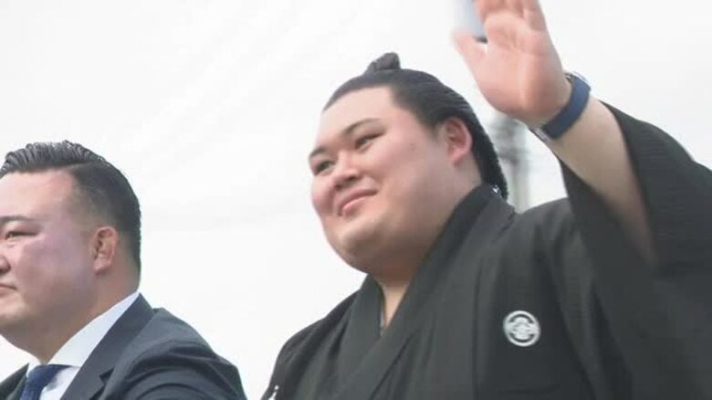 横綱・大の里「色々な事が初めてだらけで…」大相撲名古屋場所新会場で迎えた初日 圧倒的強さにファン沸く｜FNNプライムオンライン