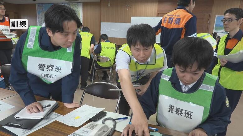 熊本で震度7「いつどこで起こるか分からない」　4月に震度5強の大町市で地震想定訓練　県や警察など70人が初動対応を確認　情報収集や関係機関との連携「緊張感をもって取り組めた」　長野｜FNNプライムオンライン