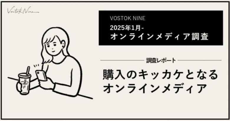 【調査レポート】主要オンラインマスメディア購入意向度調査2025「消費者はオンラインメディア接触によってどの程度、商品・サービスの購入・利用意向が促されているのか？」